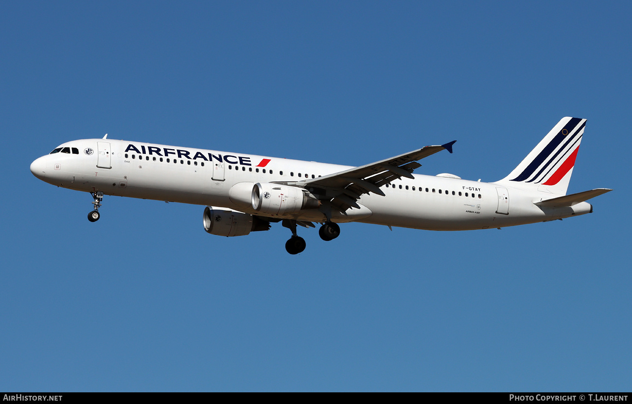 Aircraft Photo of F-GTAY | Airbus A321-212 | Air France | AirHistory.net #826746
