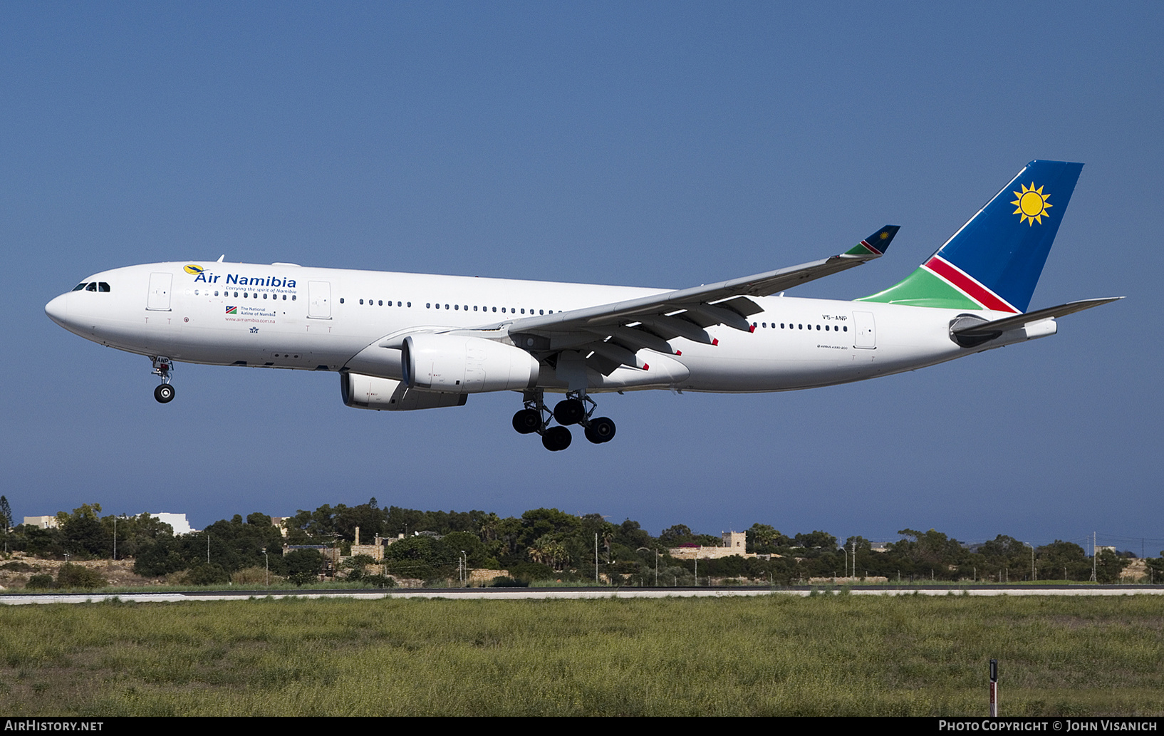 Aircraft Photo of V5-ANP | Airbus A330-243 | Air Namibia | AirHistory.net #826816