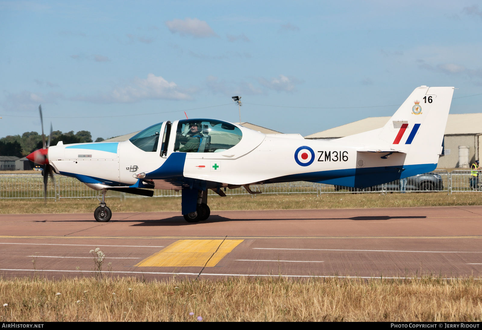 Aircraft Photo of ZM316 | Grob G-120TP Prefect T1 | UK - Air Force | AirHistory.net #826821