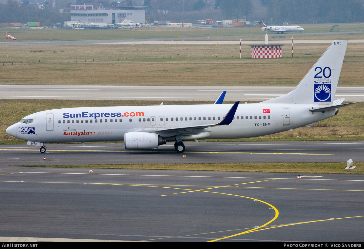 Aircraft Photo of TC-SNM | Boeing 737-8BK | SunExpress | AirHistory.net #826822