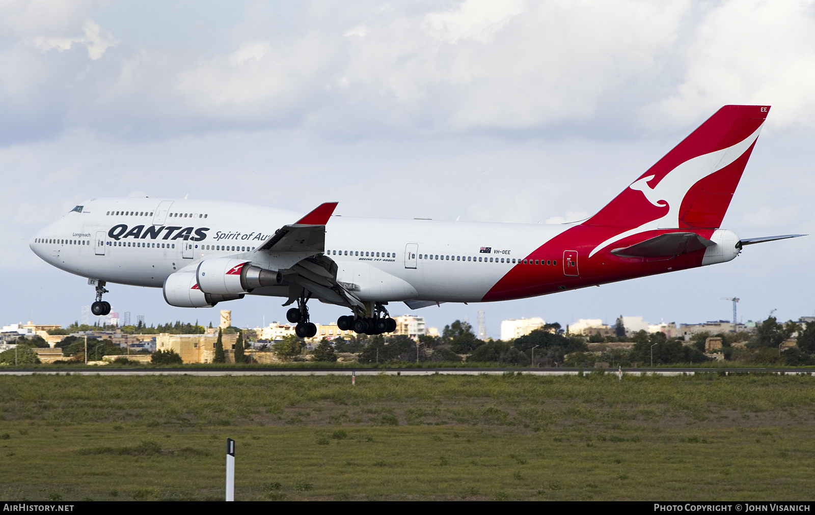 Aircraft Photo of VH-OEE | Boeing 747-438/ER | Qantas | AirHistory.net #826831