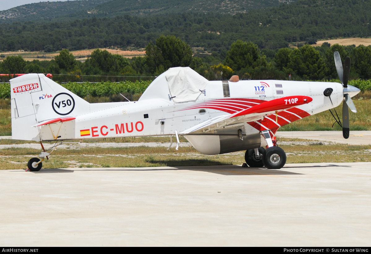 Aircraft Photo of EC-MUO | Thrush S2R-T660 Thrush 710P | PlySA - Planificación y Soluciones Aéreas | AirHistory.net #826837