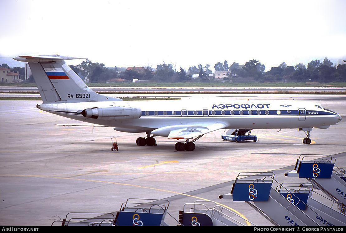 Aircraft Photo of RA-65921 | Tupolev Tu-134A-3 | Aeroflot | AirHistory.net #826851