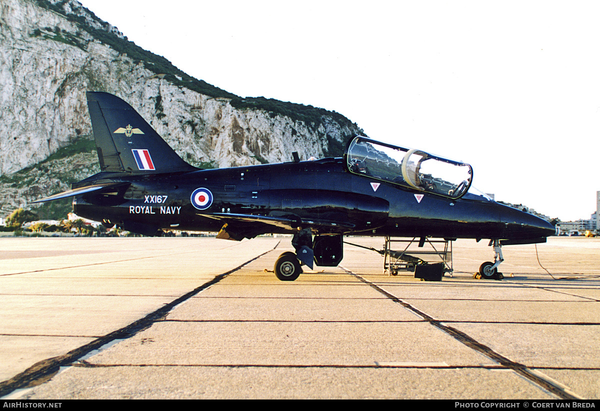 Aircraft Photo of XX167 | Hawker Siddeley Hawk T.1 | UK - Navy | AirHistory.net #826886