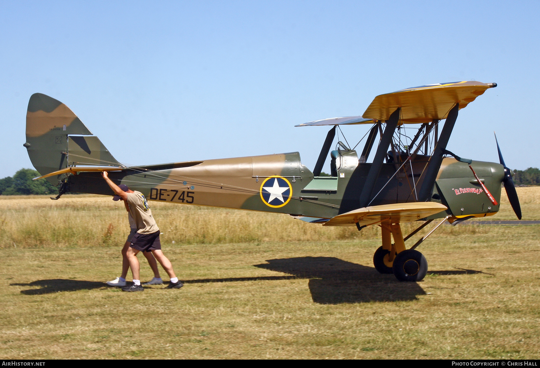 Aircraft Photo of G-BTOG / DE-745 | De Havilland D.H. 82A Tiger Moth | USA - Air Force | AirHistory.net #826901