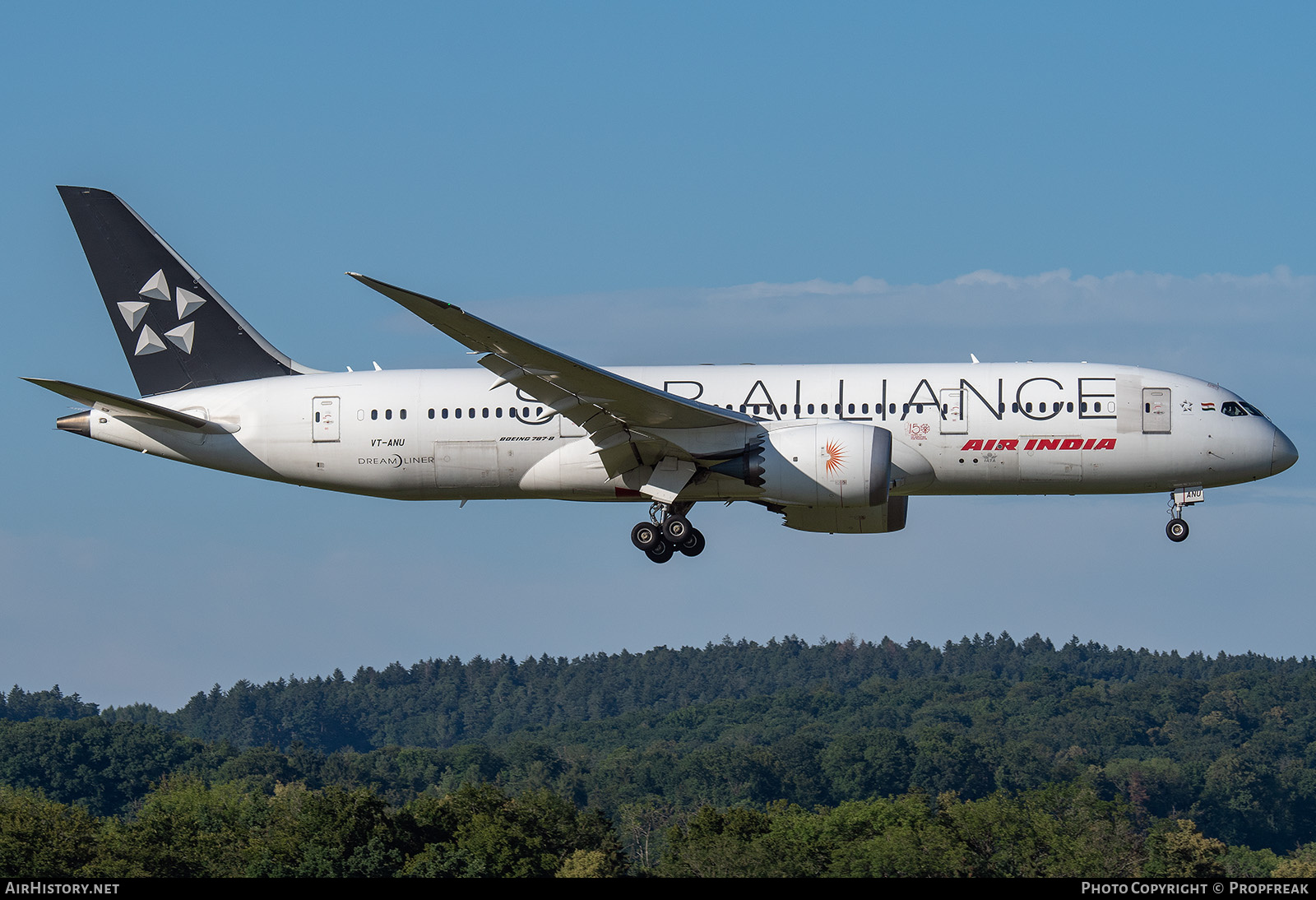 Aircraft Photo of VT-ANU | Boeing 787-8 Dreamliner | Air India | AirHistory.net #826915
