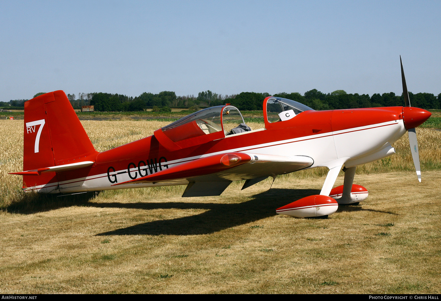 Aircraft Photo of G-CGWG | Van's RV-7 | AirHistory.net #826922