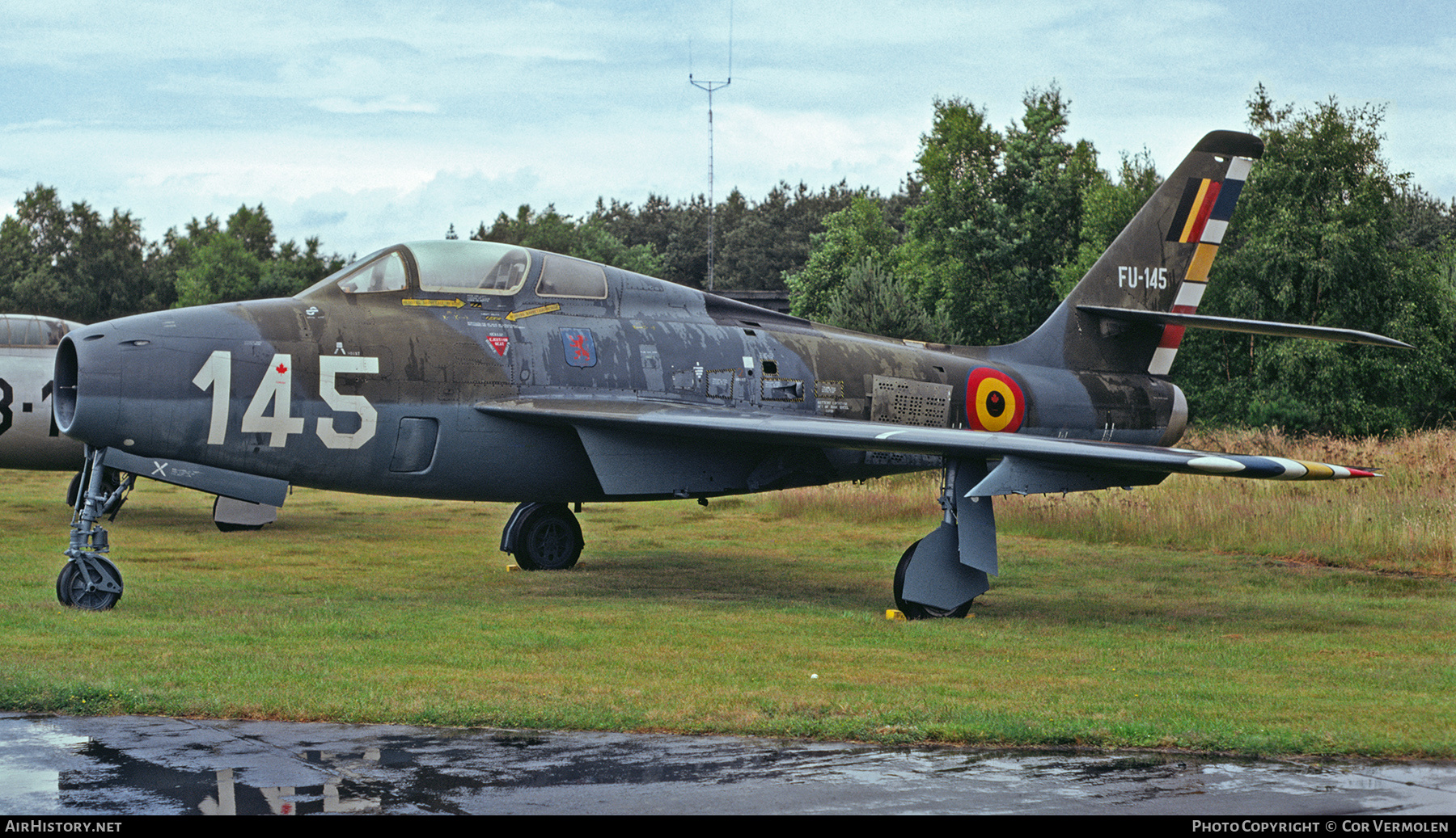 Aircraft Photo of FU-145 | Republic F-84F Thunderstreak | Belgium - Air Force | AirHistory.net #826954