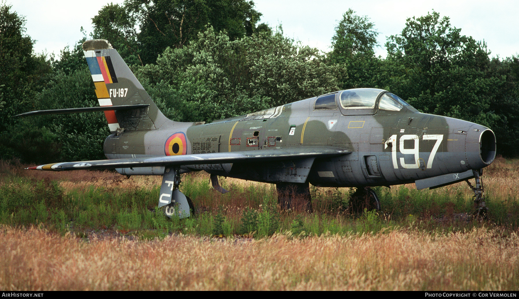 Aircraft Photo of FU-197 | Republic F-84F Thunderstreak | Belgium - Air Force | AirHistory.net #826965