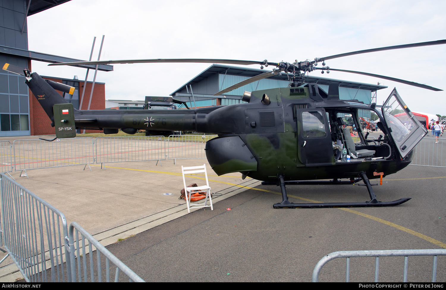 Aircraft Photo of SP-YSK / 8776 | MBB BO-105P1M | Helihansa | Germany - Army | AirHistory.net #826981