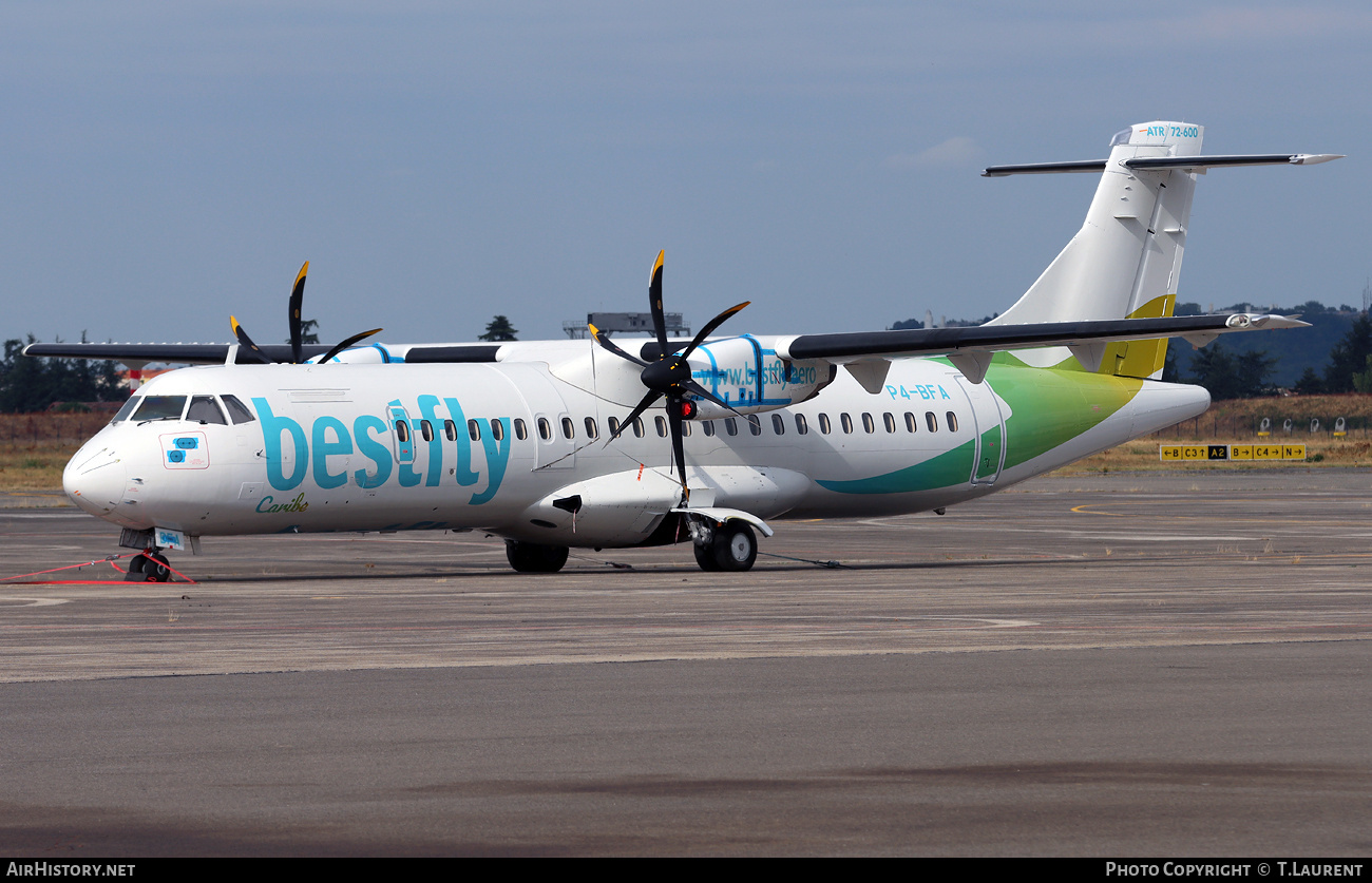 Aircraft Photo of P4-BFA | ATR ATR-72-600 (ATR-72-212A) | BestFly Cabo Verde | AirHistory.net #826990