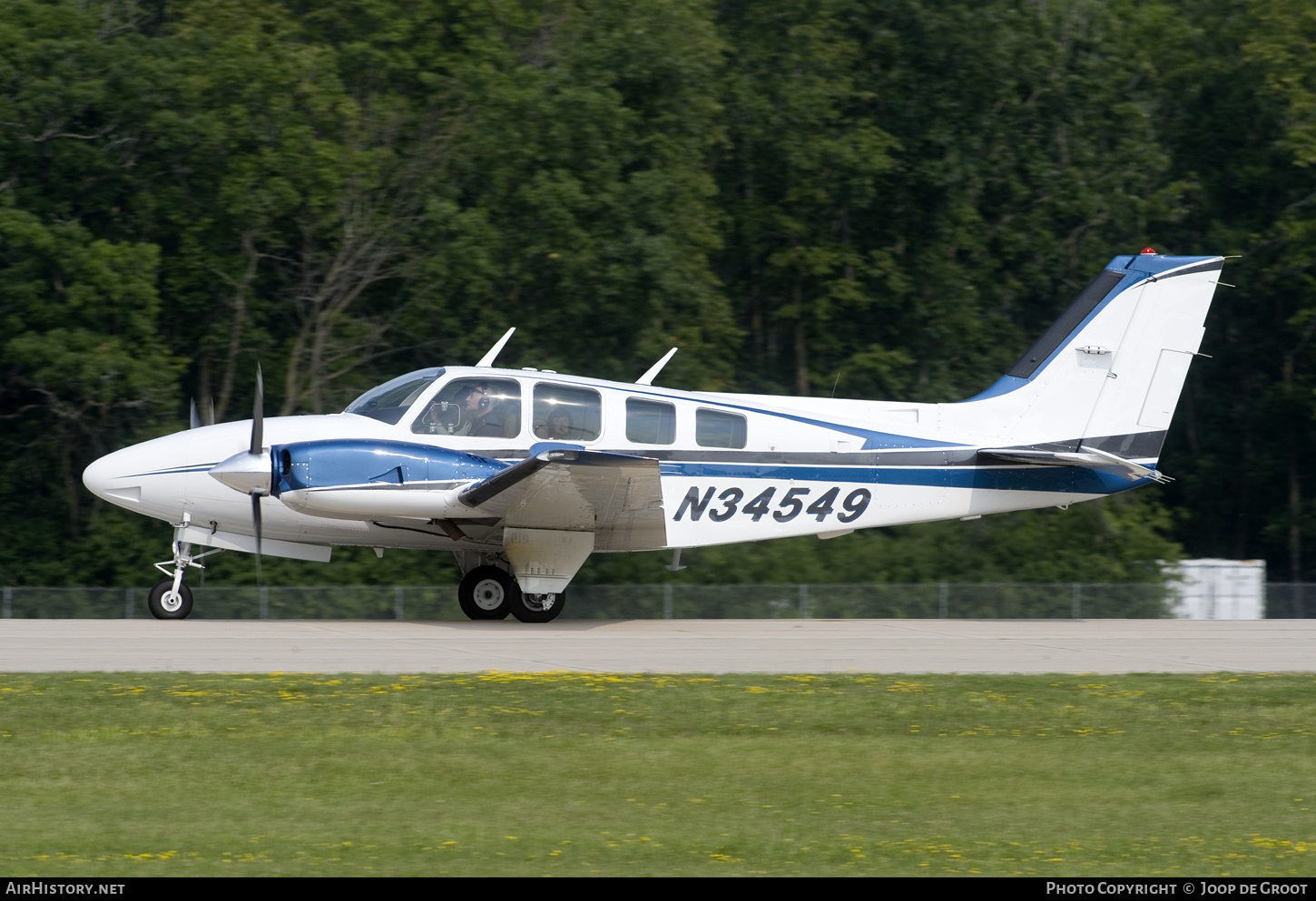 Aircraft Photo of N34549 | Beech 58TC Turbocharged Baron | AirHistory.net #827010