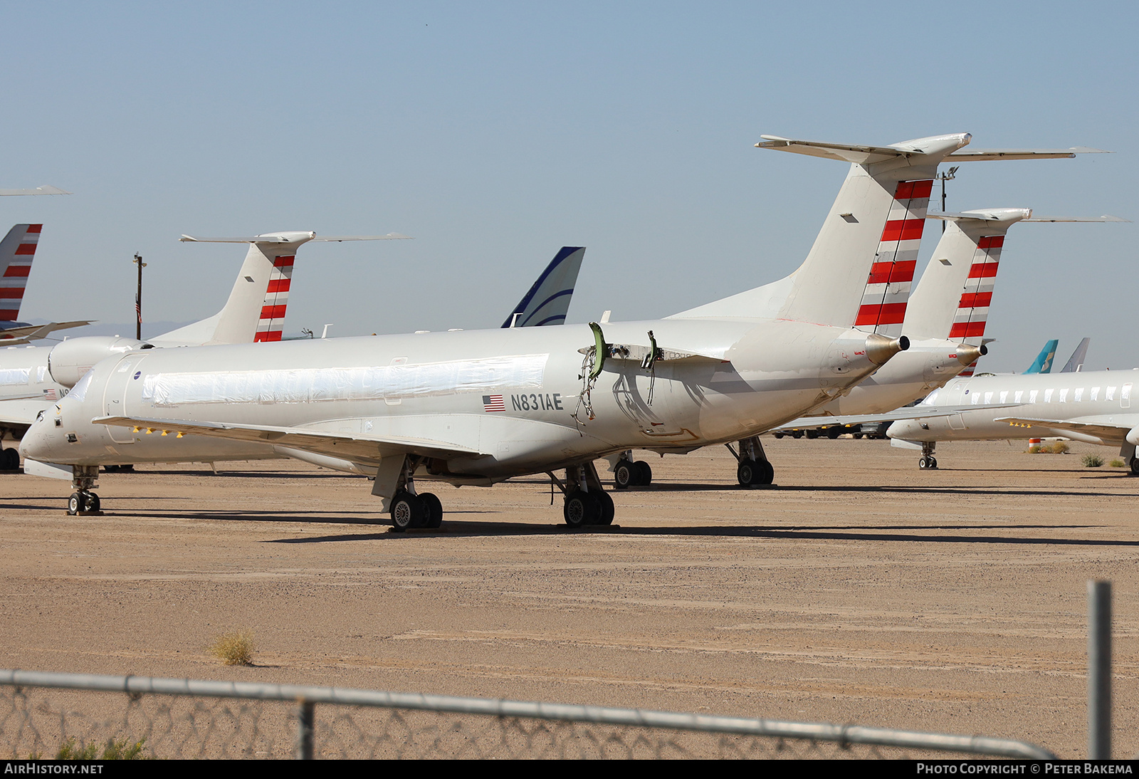 Aircraft Photo of N831AE | Embraer ERJ-140LR (EMB-135KL) | American Eagle | AirHistory.net #827011