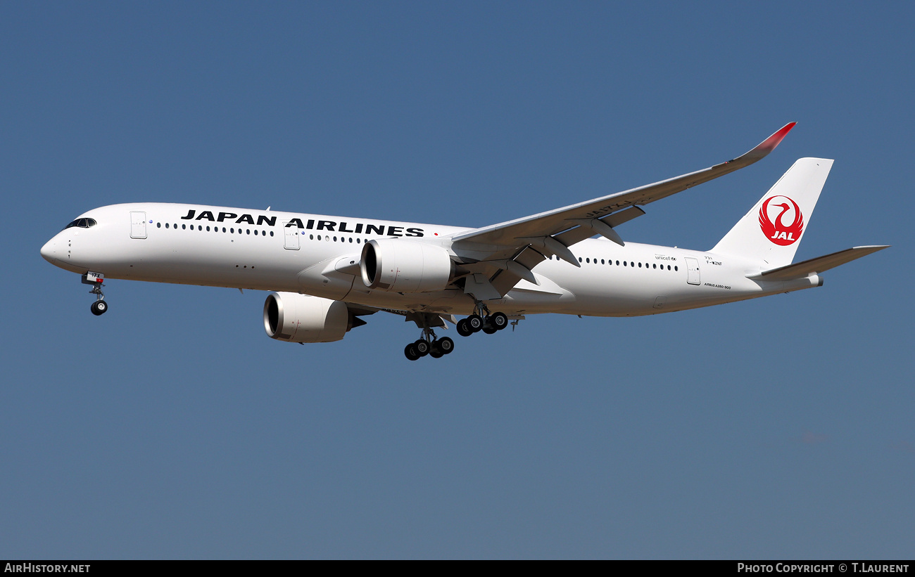 Aircraft Photo of F-WZNF | Airbus A350-941 | Japan Airlines - JAL | AirHistory.net #827016