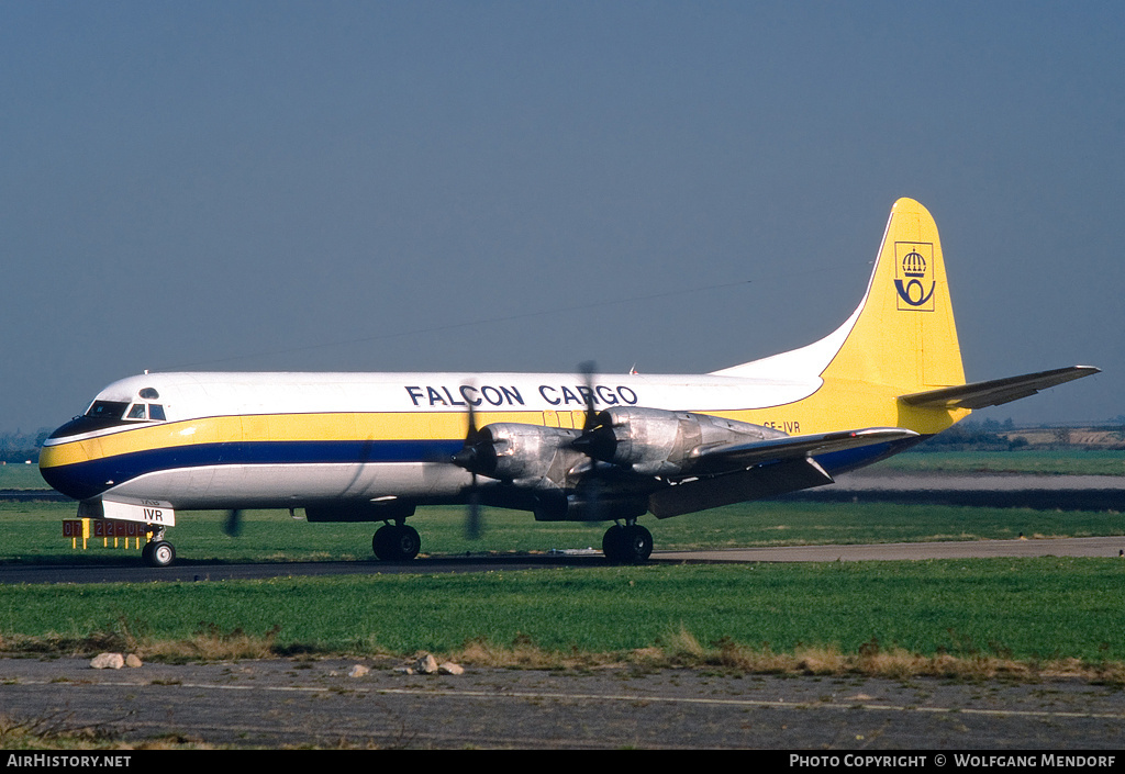 Aircraft Photo of SE-IVR | Lockheed L-188C(F) Electra | Falcon Aviation | AirHistory.net #827019