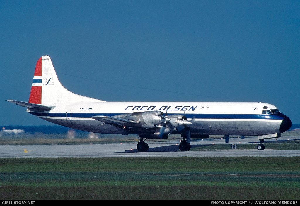 Aircraft Photo of LN-FOG | Lockheed L-188A(F) Electra | Fred. Olsen | AirHistory.net #827020