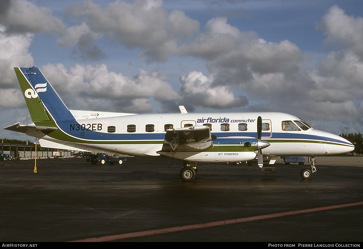 Aircraft Photo of N302EB | Embraer EMB-110P1 Bandeirante | Air Florida Commuter | AirHistory.net #827023
