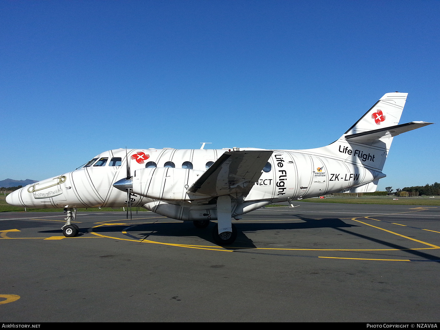 Aircraft Photo of ZK-LFW | British Aerospace BAe-3201 Jetstream 32 | Life Flight | AirHistory.net #827030