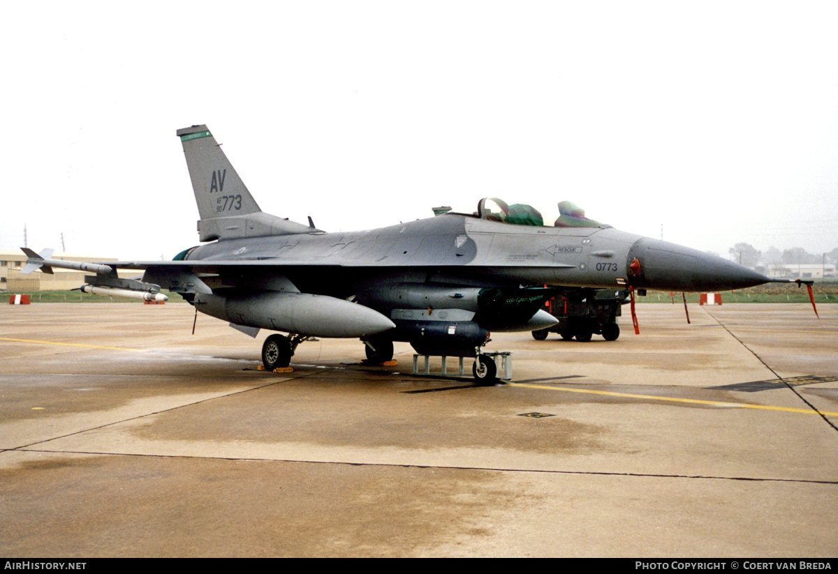 Aircraft Photo of 90-0773 / AF90-773 | General Dynamics F-16CM Fighting Falcon | USA - Air Force | AirHistory.net #827062