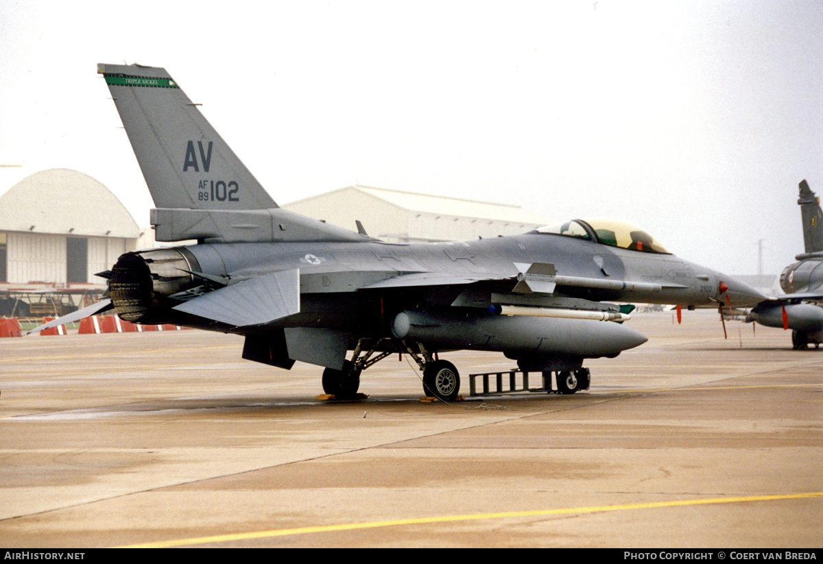 Aircraft Photo of 89-2102 / AF89-102 | General Dynamics F-16CM Fighting Falcon | USA - Air Force | AirHistory.net #827066