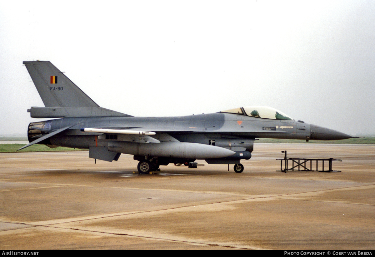 Aircraft Photo of FA-90 | General Dynamics F-16AM Fighting Falcon | Belgium - Air Force | AirHistory.net #827069