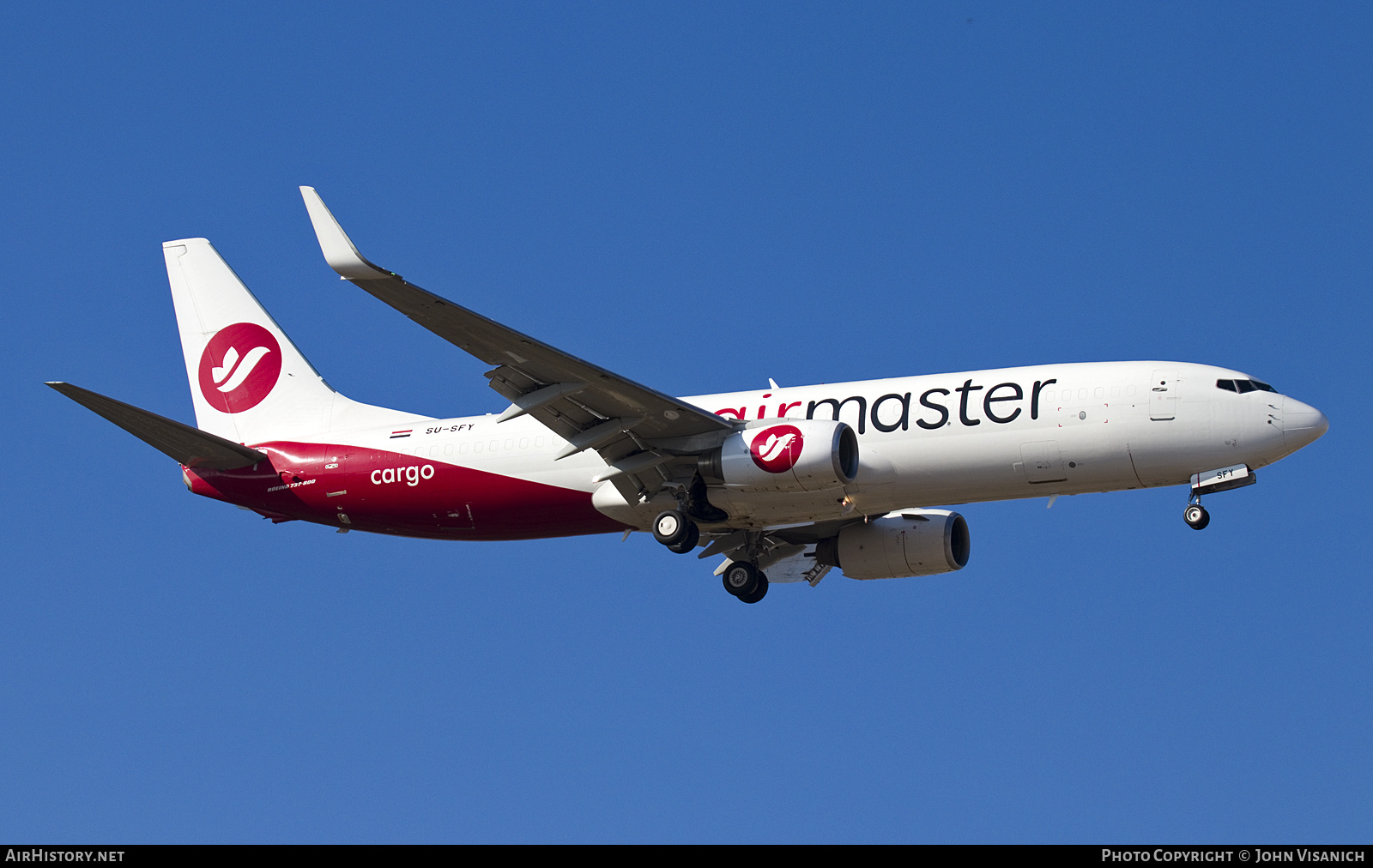 Aircraft Photo of SU-SFY | Boeing 737-8F2/BCF | AirMaster | AirHistory.net #827080