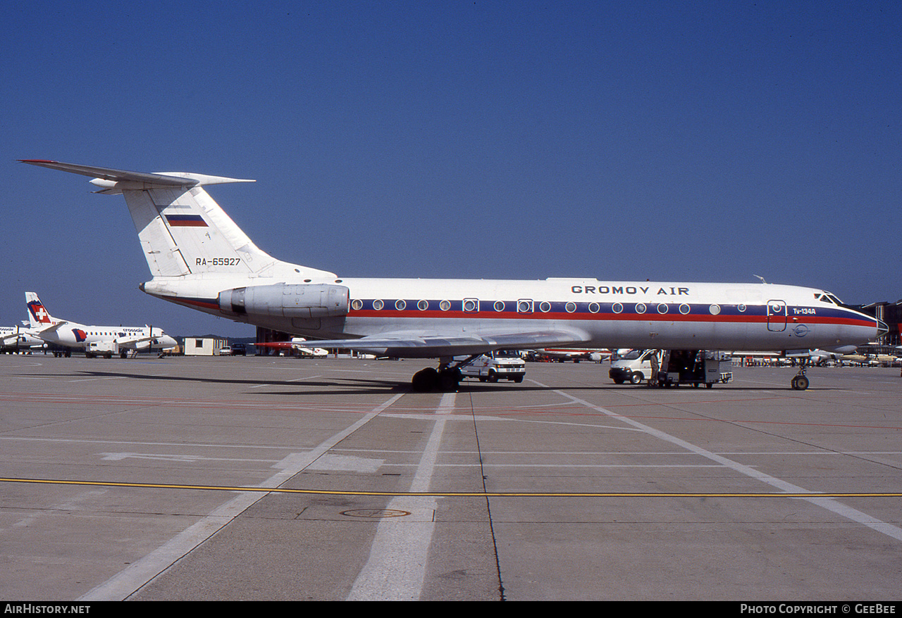 Aircraft Photo of RA-65927 | Tupolev Tu-134AK | Gromov Air | AirHistory.net #827109