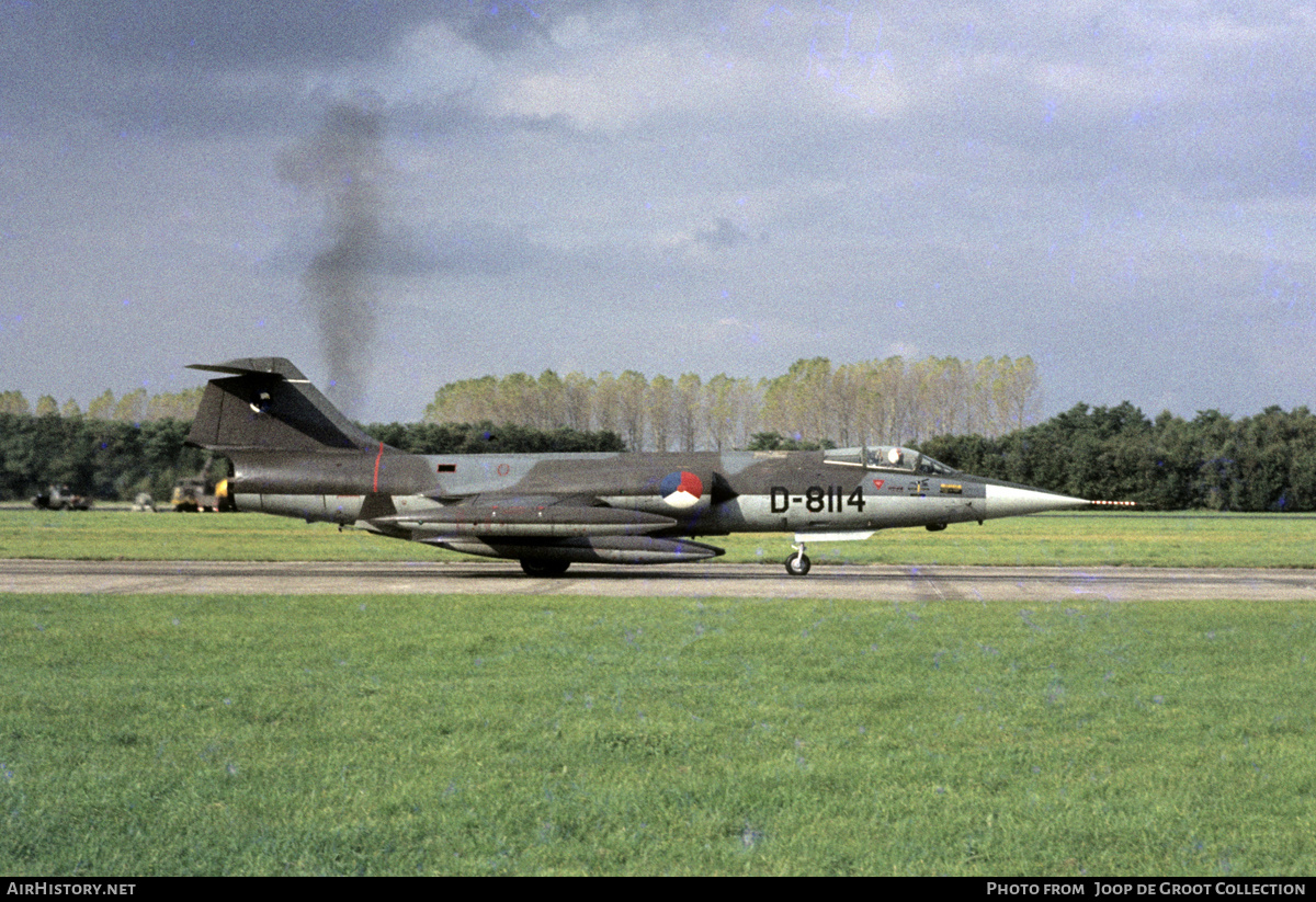 Aircraft Photo of D-8114 | Lockheed F-104G Starfighter | Netherlands - Air Force | AirHistory.net #827118