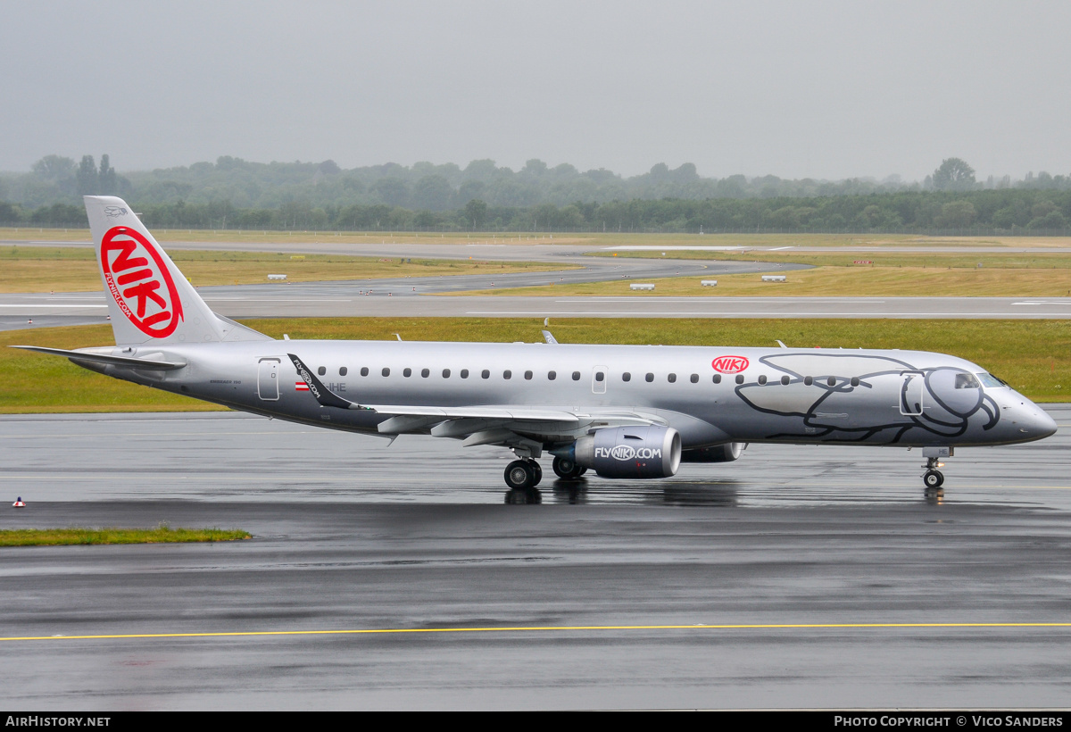 Aircraft Photo of OE-IHE | Embraer 190LR (ERJ-190-100LR) | Niki | AirHistory.net #827120