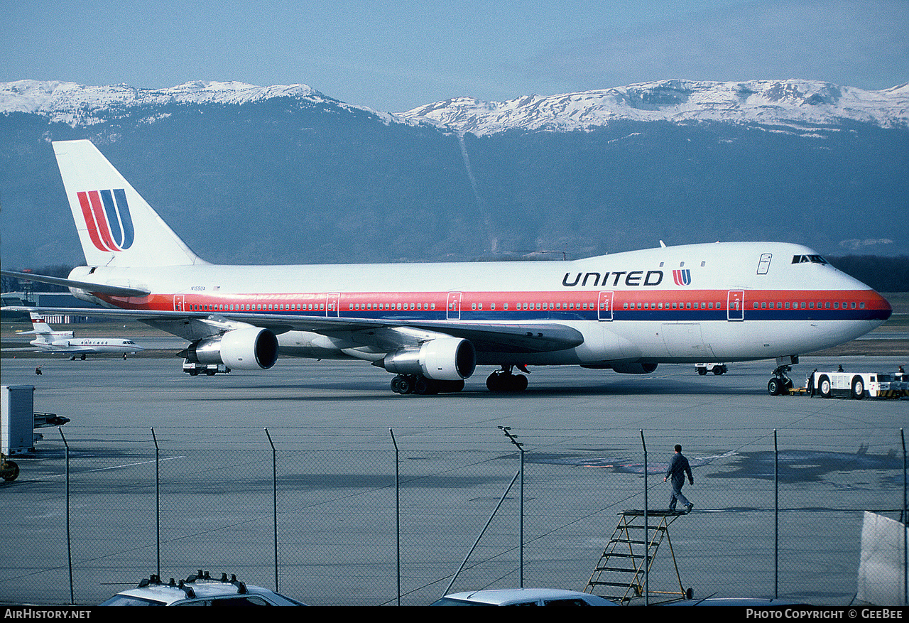 Aircraft Photo of N155UA | Boeing 747-123 | United Airlines | AirHistory.net #827124