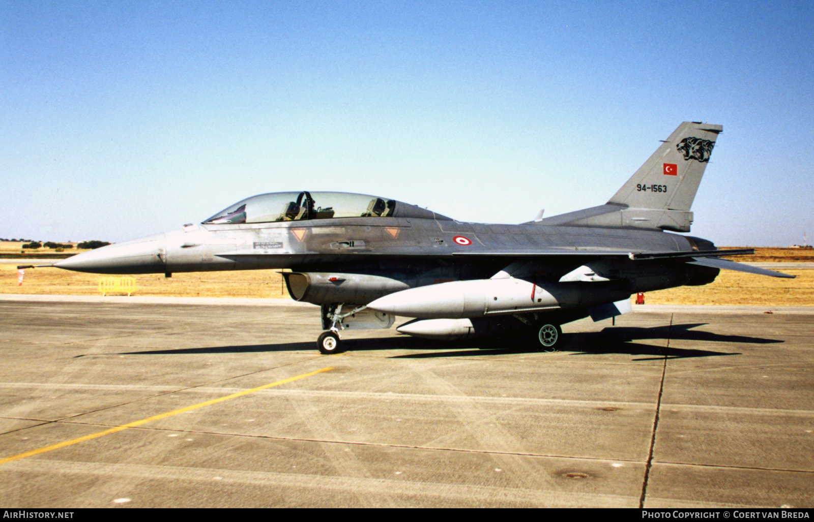 Aircraft Photo of 94-1563 | General Dynamics F-16D Fighting Falcon | Turkey - Air Force | AirHistory.net #827173