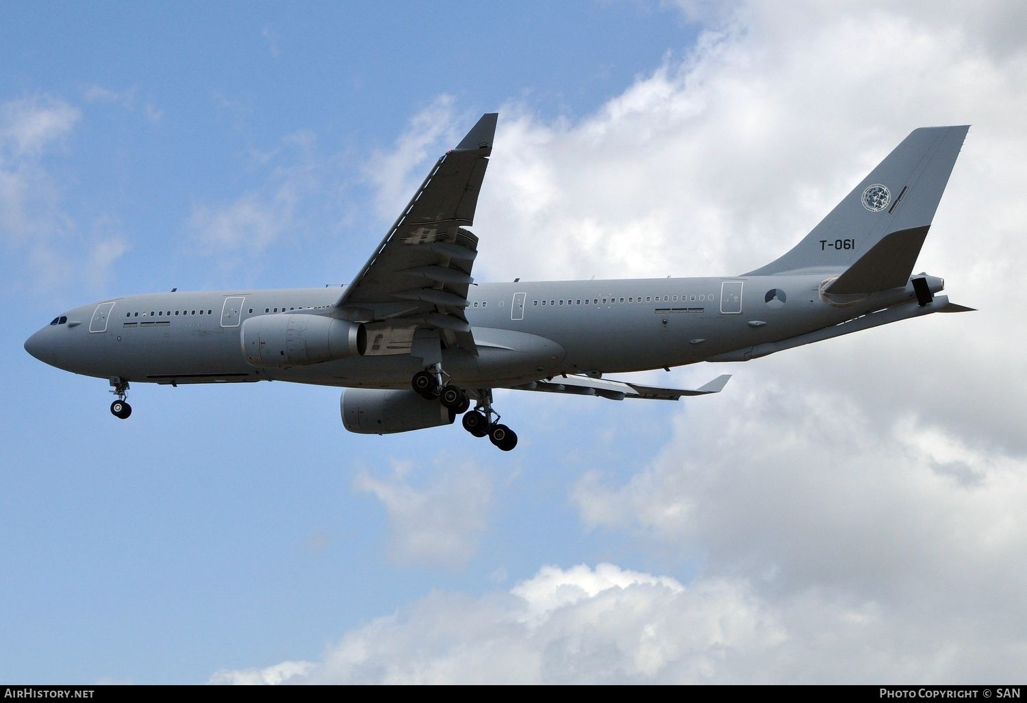 Aircraft Photo of T-061 | Airbus A330-243MRTT | Netherlands - Air Force | AirHistory.net #827196