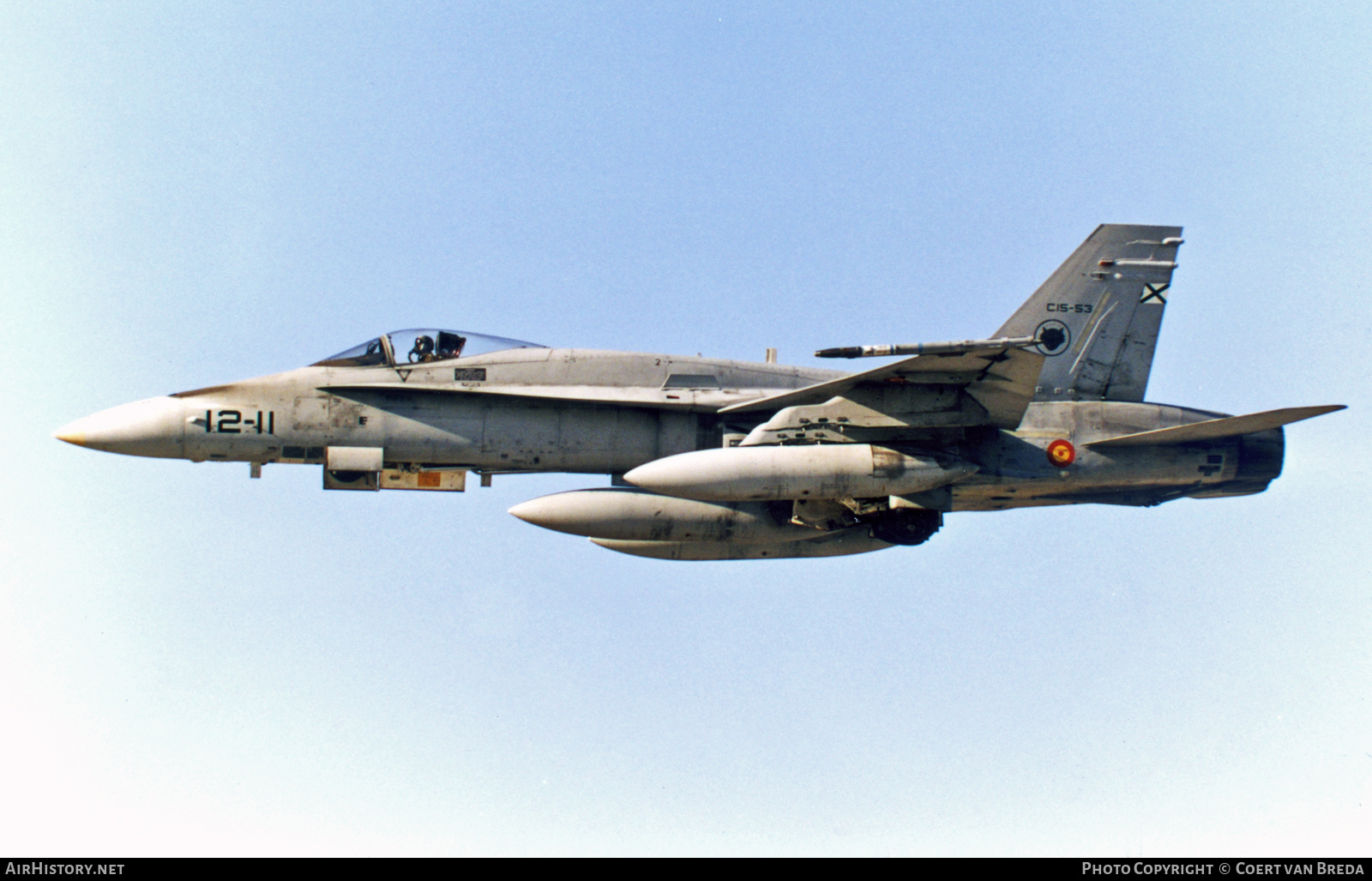 Aircraft Photo of C.15-53 | McDonnell Douglas EF-18M Hornet | Spain - Air Force | AirHistory.net #827252