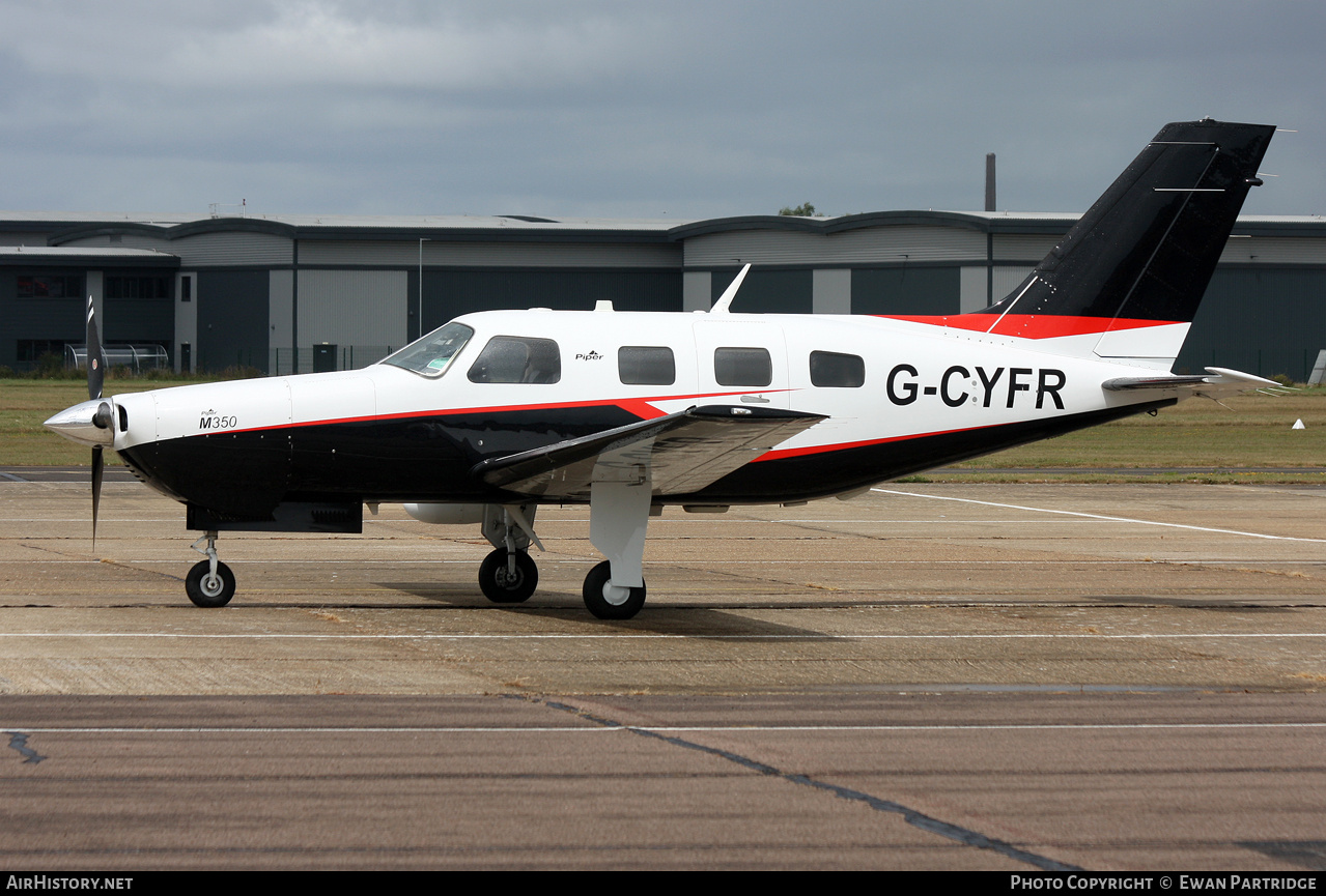 Aircraft Photo of G-CYFR | Piper PA-46-350P Malibu Mirage | AirHistory.net #827254