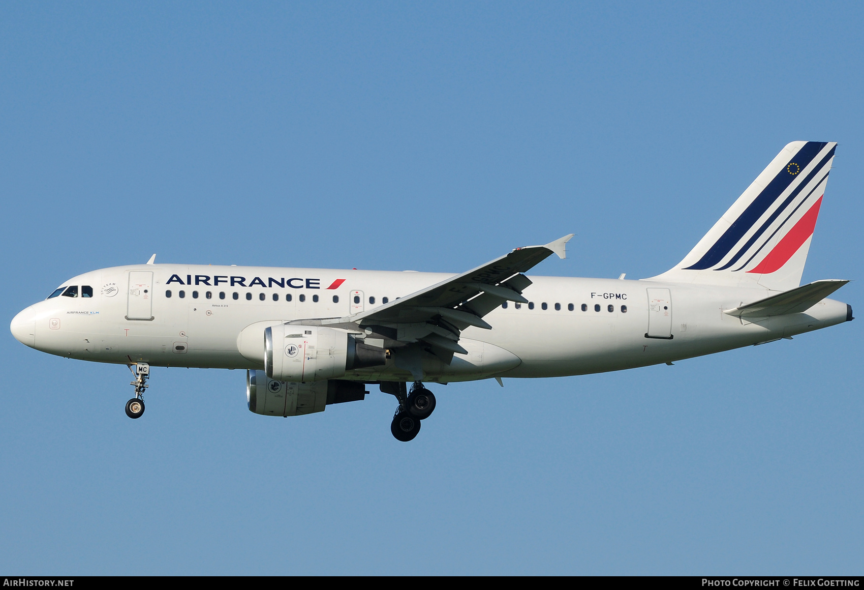 Aircraft Photo of F-GPMC | Airbus A319-113 | Air France | AirHistory.net #827258