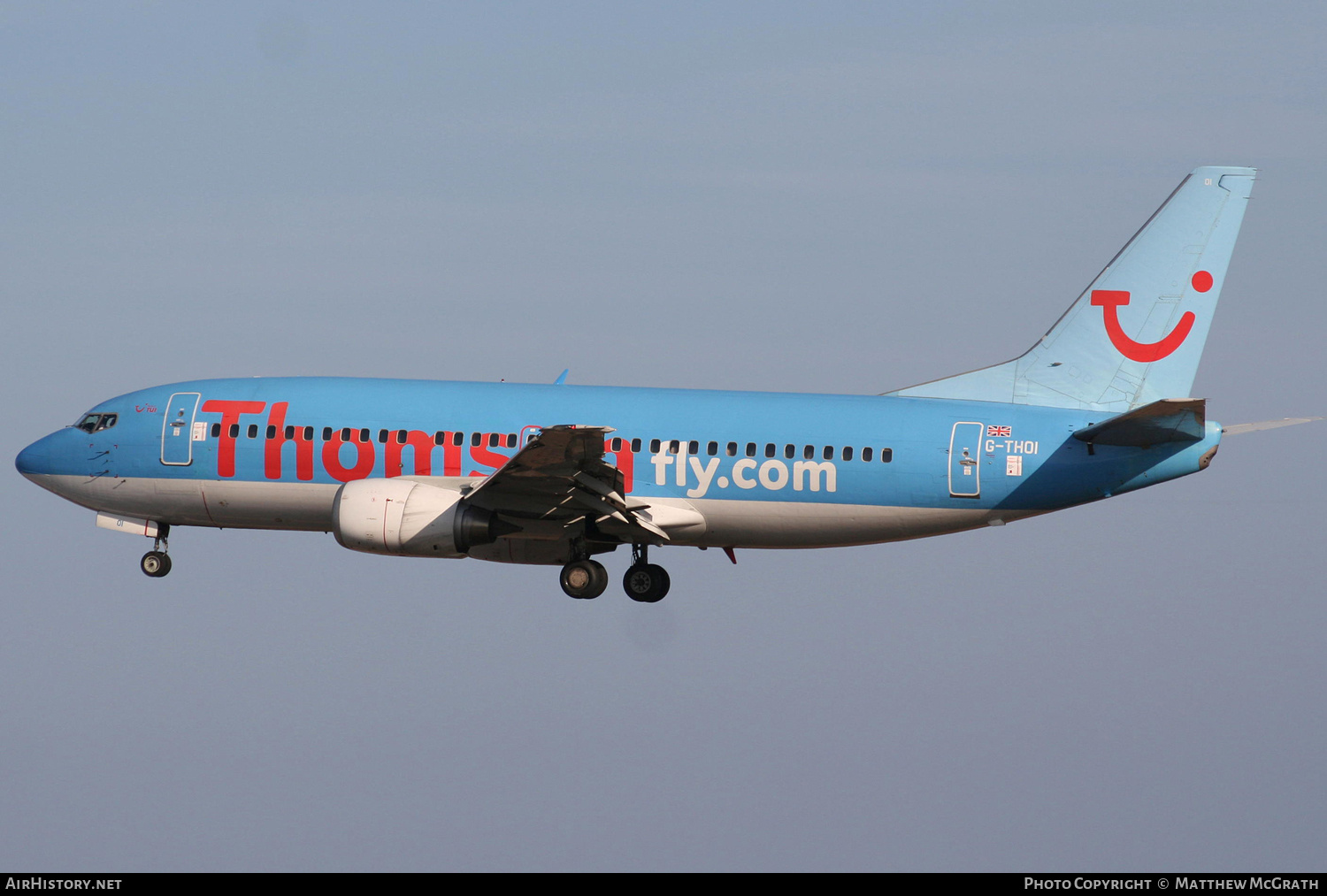 Aircraft Photo of G-THOI | Boeing 737-36Q | Thomsonfly | AirHistory.net #827277