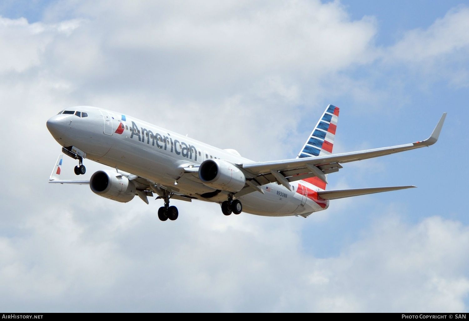 Aircraft Photo of N930NN | Boeing 737-823 | American Airlines | AirHistory.net #827299