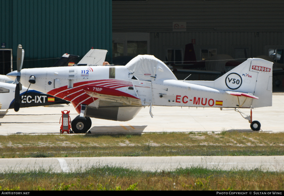 Aircraft Photo of EC-MUO | Thrush S2R-T660 Thrush 710P | PlySA - Planificación y Soluciones Aéreas | AirHistory.net #827320