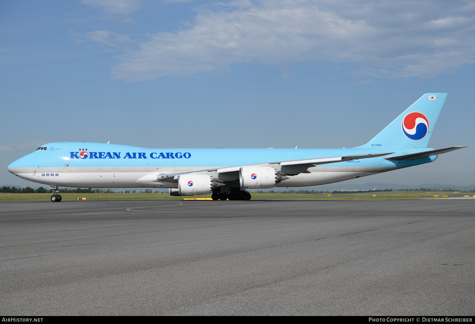 Aircraft Photo of HL7629 | Boeing 747-8B5F/SCD | Korean Air Cargo | AirHistory.net #827321