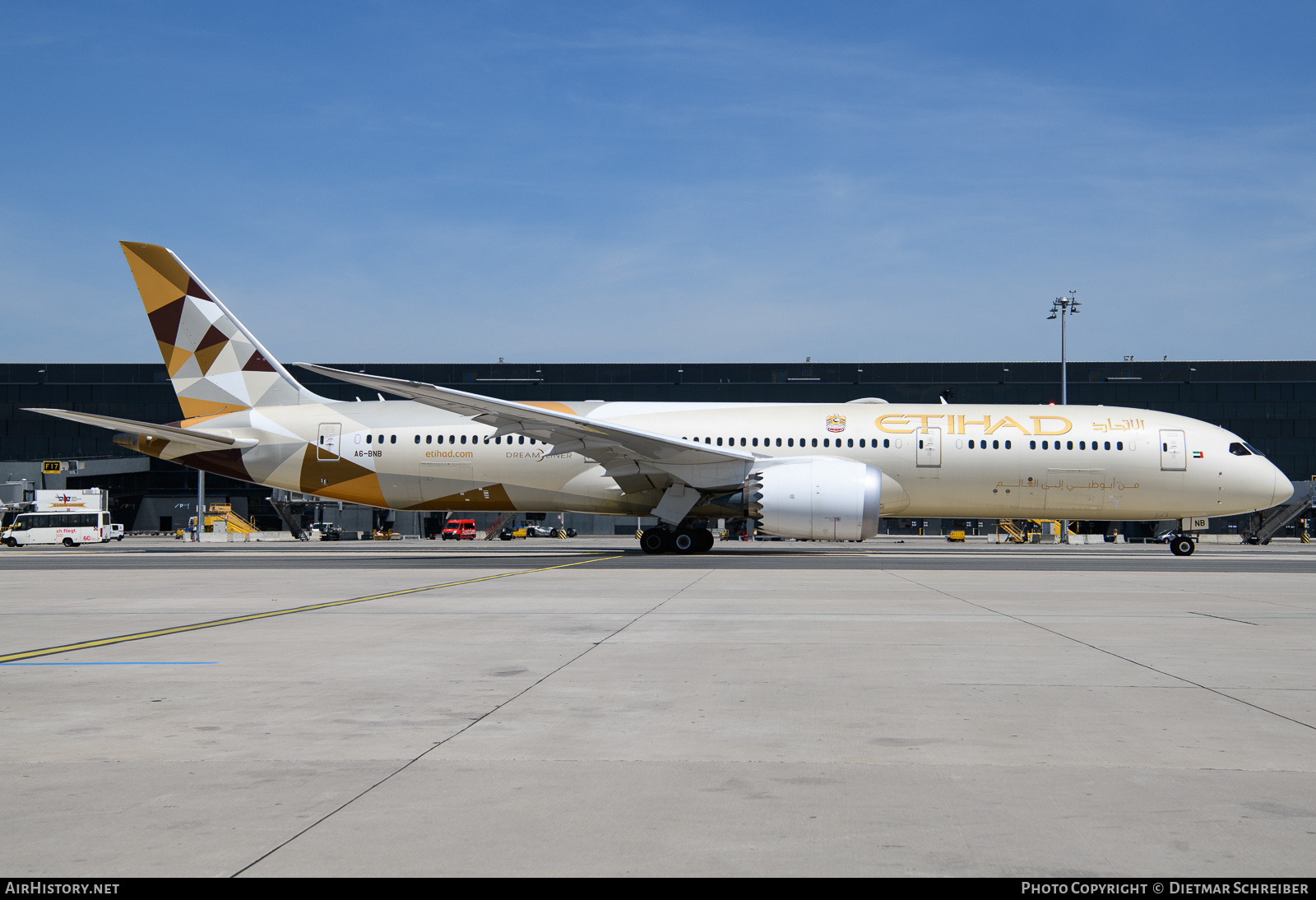 Aircraft Photo of A6-BNB | Boeing 787-9 Dreamliner | Etihad Airways | AirHistory.net #827326