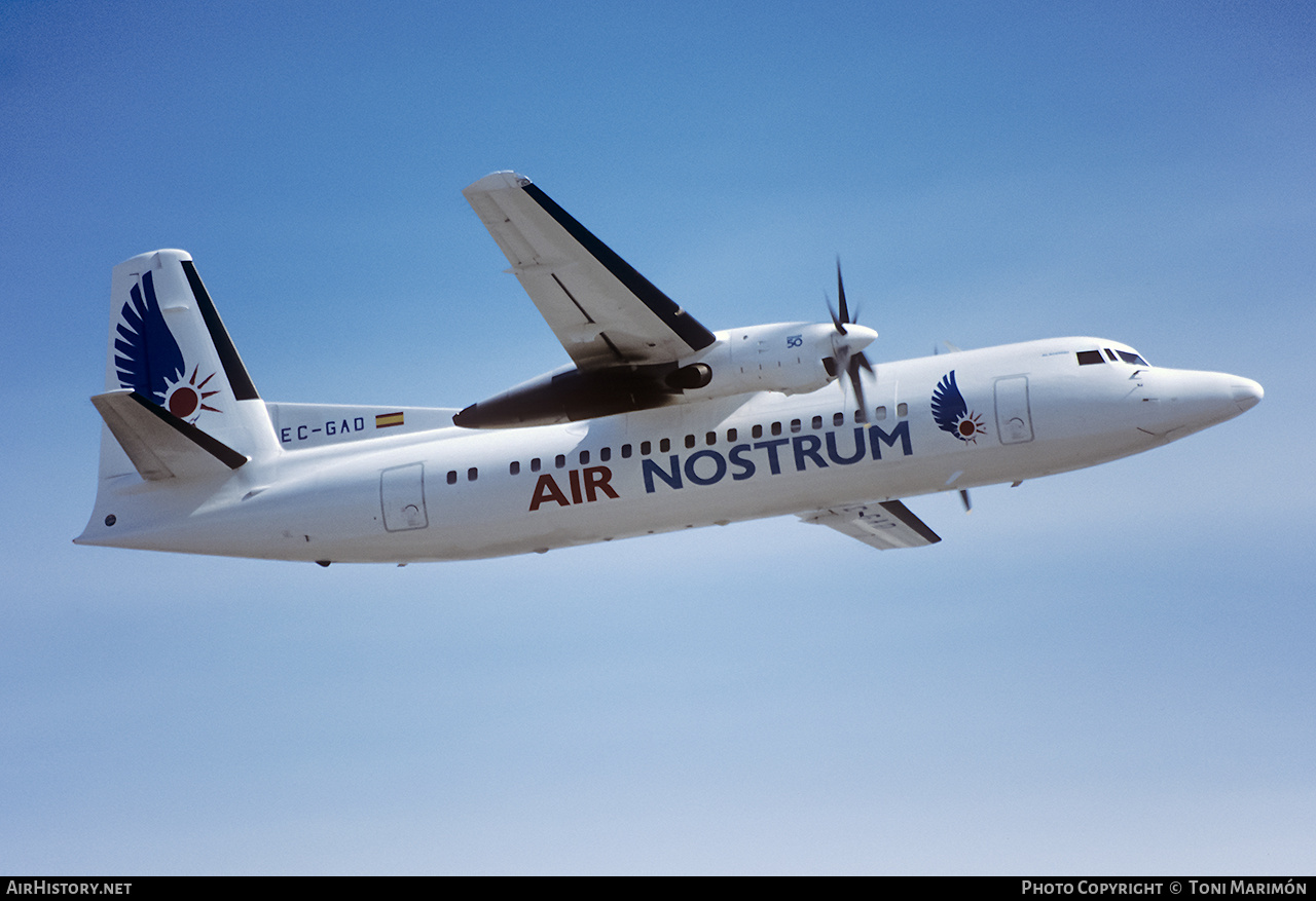 Aircraft Photo of EC-GAD | Fokker 50 | Air Nostrum | AirHistory.net #827336