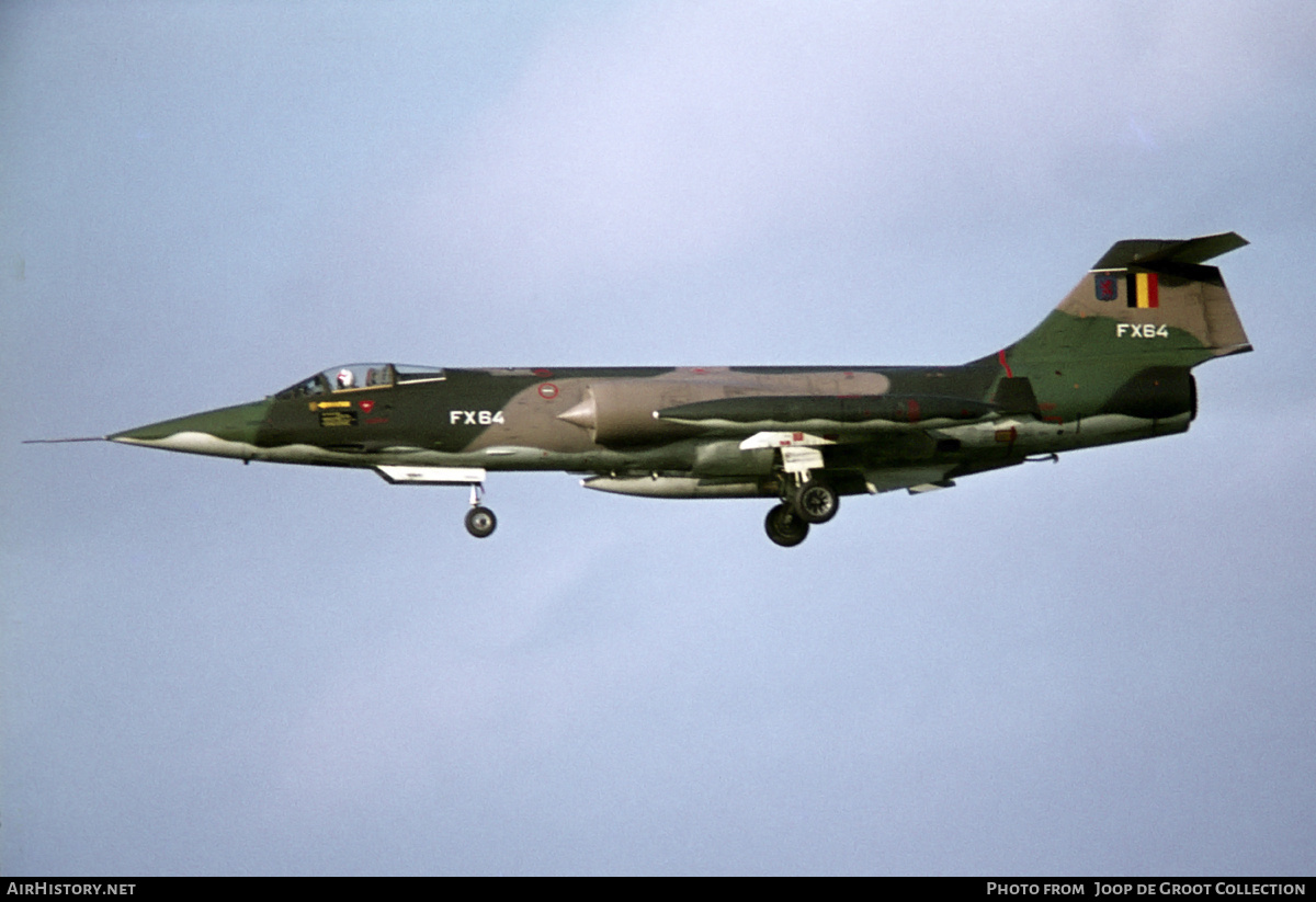 Aircraft Photo of FX64 | Lockheed F-104G Starfighter | Belgium - Air Force | AirHistory.net #827337
