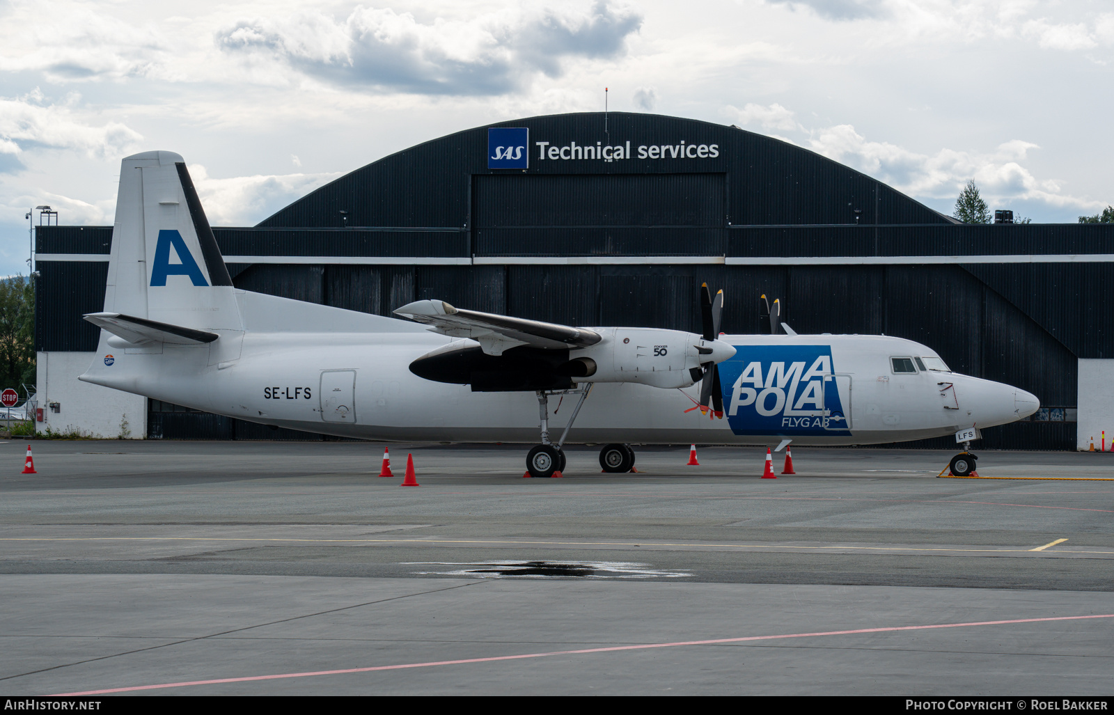 Aircraft Photo of SE-LFS | Fokker 50/F | Amapola Flyg | AirHistory.net #827338