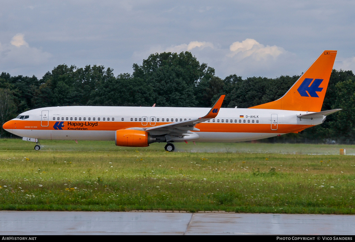 Aircraft Photo of D-AHLK | Boeing 737-8K5 | Hapag-Lloyd Cruises | AirHistory.net #827342