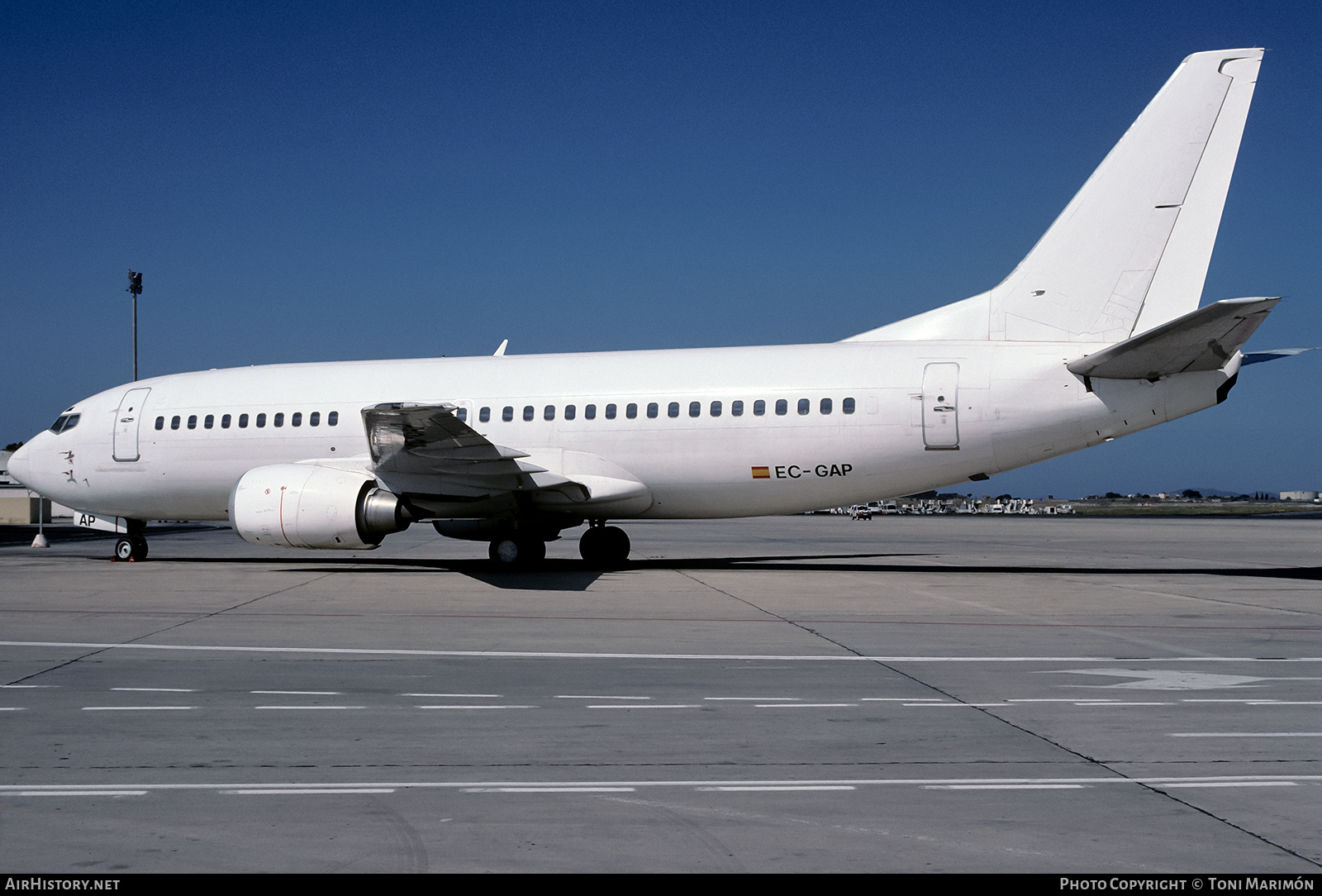 Aircraft Photo of EC-GAP | Boeing 737-36E | AirHistory.net #827343