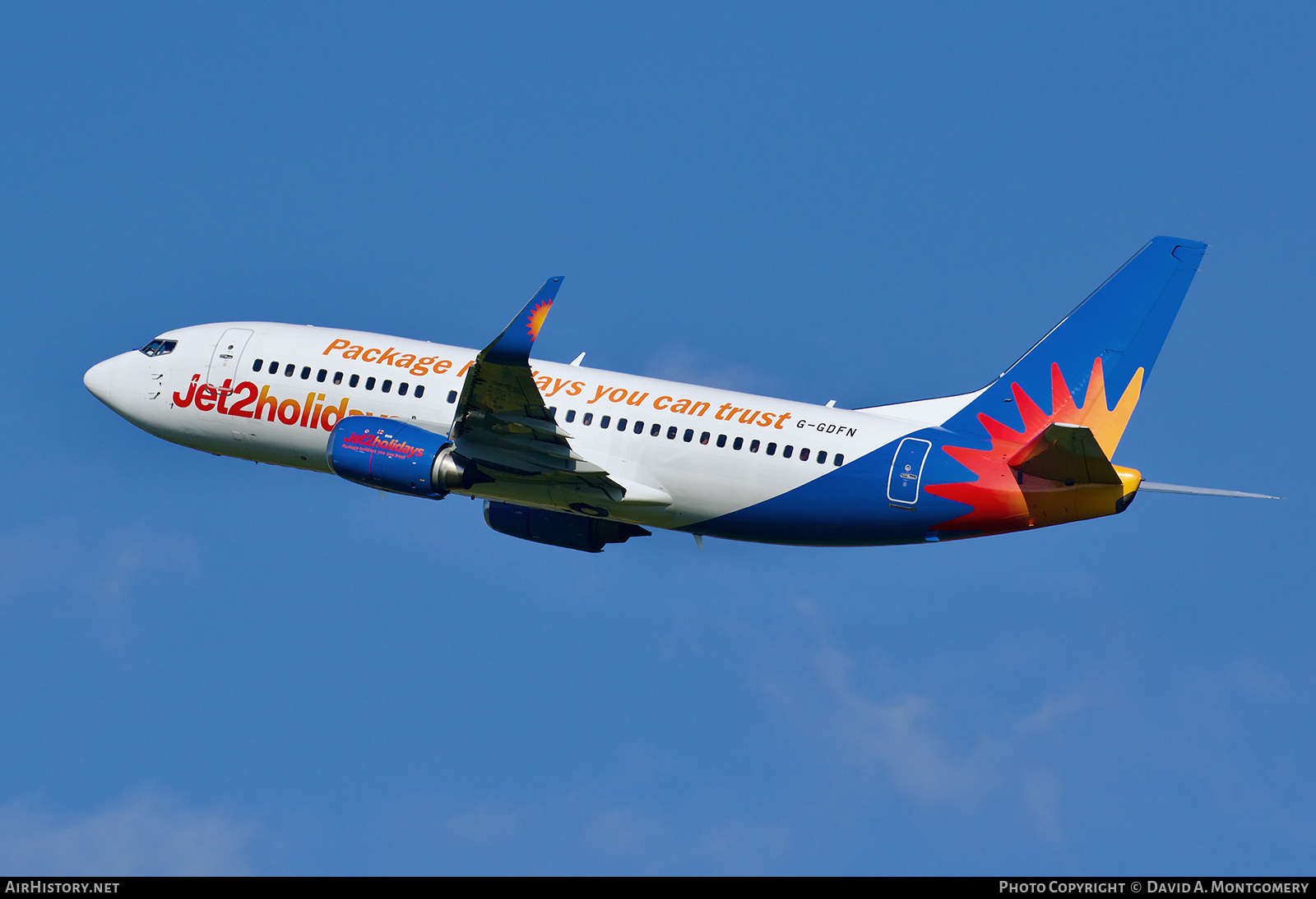Aircraft Photo of G-GDFN | Boeing 737-33V | Jet2 Holidays | AirHistory.net #827349