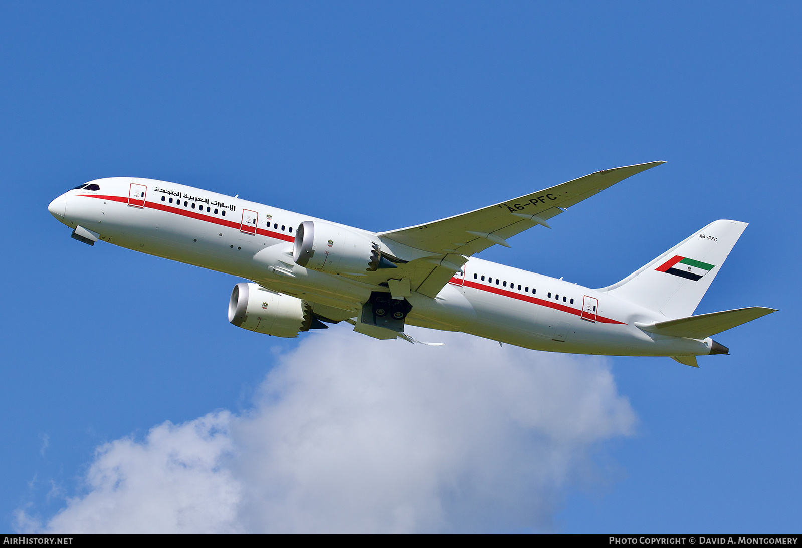 Aircraft Photo of A6-PFC | Boeing 787-8 Dreamliner | United Arab Emirates Government | AirHistory.net #827356