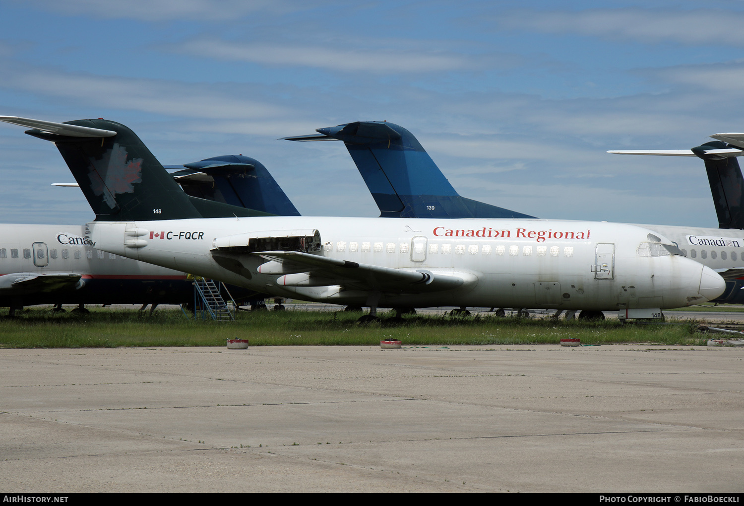 Aircraft Photo of C-FQCR | Fokker F28-1000 Fellowship | Canadian Regional Airlines | AirHistory.net #827411