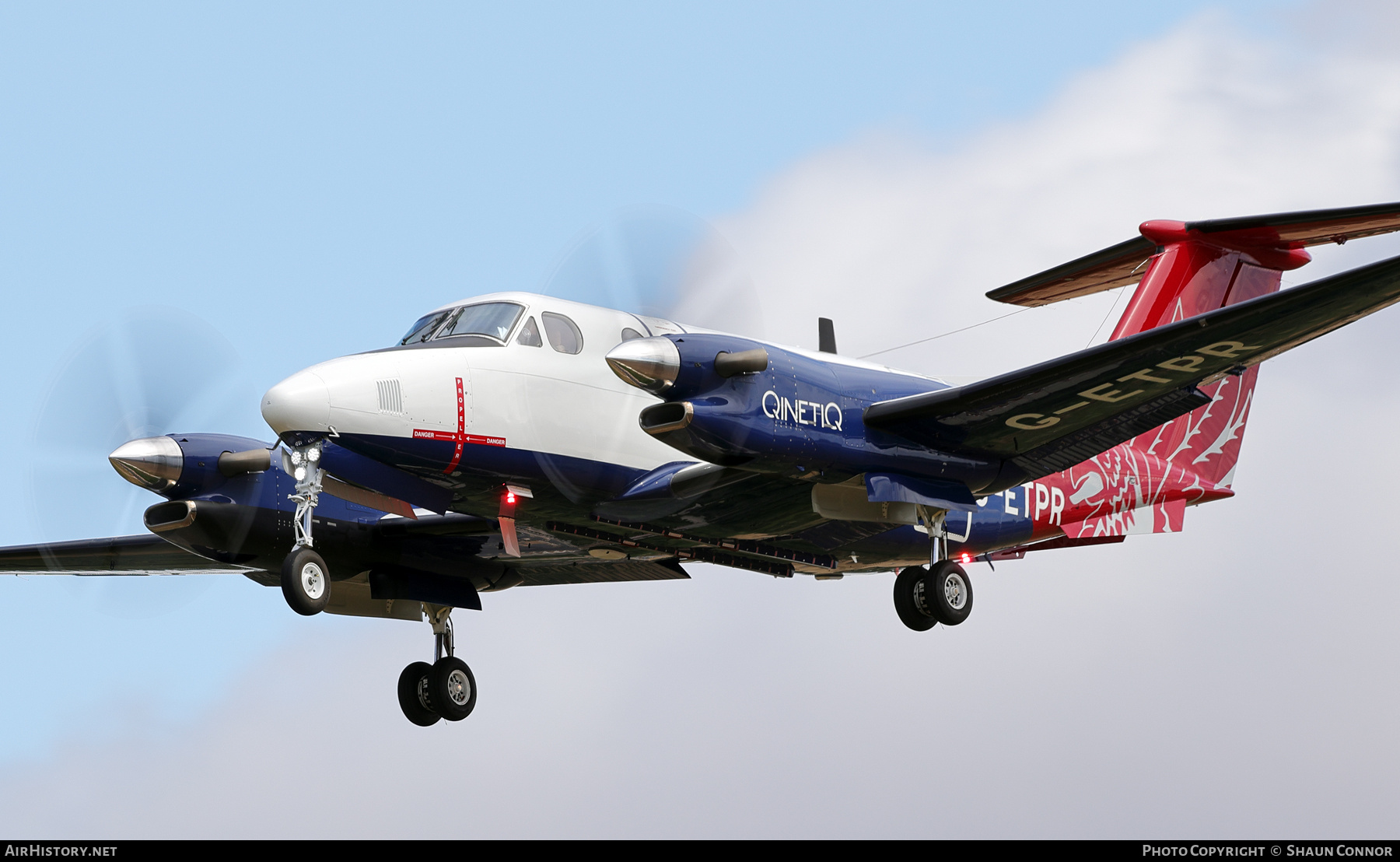 Aircraft Photo of G-ETPR | Hawker Beechcraft 350ER King Air (B300) | QinetiQ | AirHistory.net #827415