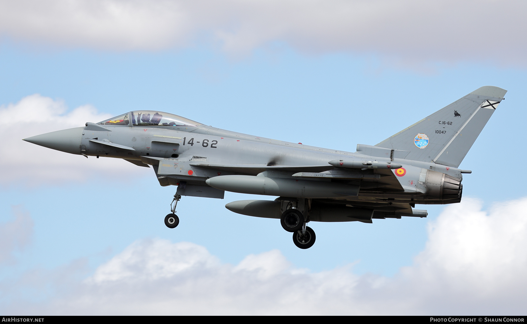 Aircraft Photo of C16-62 | Eurofighter EF-2000 Typhoon S | Spain - Air Force | AirHistory.net #827457